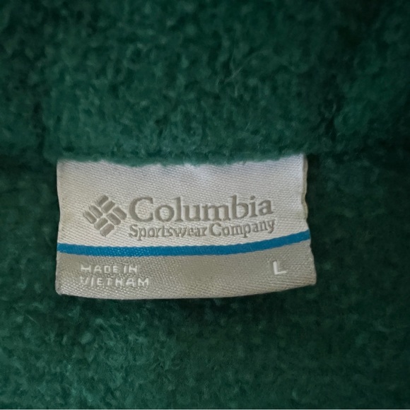 Columbia Jacket Womens Large Teal/Green Fleece, Full Zip, zip Pockets, Outdoor - Picture 6 of 11